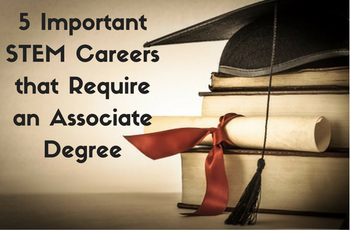 STEM careers that require an associate degree