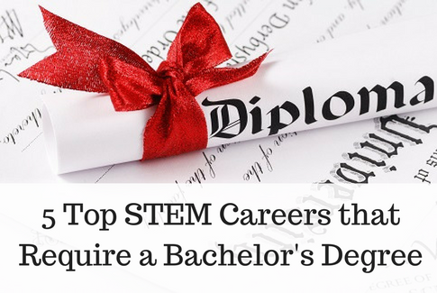 STEM careers that require a bachelor's degree